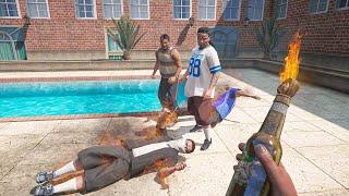 GTA 5 - Fire Bottle vs NPC's Ragdolls Ep.14 | Euphoria Physics Ragdolls