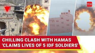 '5 More IDF Soldiers Killed': Hamas 'Inflicts Fresh Losses' On Israeli Army In Northern Gaza