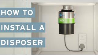 How to Install: InSinkErator Food Waste Disposal