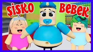 ROBLOX ŞİŞKO POLİSTEN KAÇIYORUZ AMA BEBEK OLDU  BABY BARRY'S PRISON RUN!