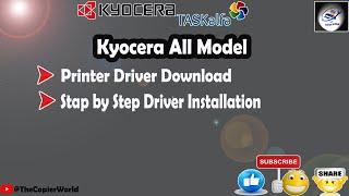 How To Install Kyocera Printer Drivers || How To Install Printer Without CD/DVD Driver