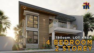 HOUSE DESIGN 4 Bedroom  | 2 Storey | Walkthrough Animation