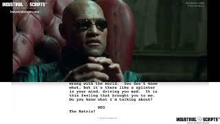 Classic Movie Scenes: MATRIX (1999) // Pills // Script-to-Screen