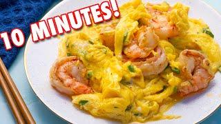 Perfect Cantonese Scrambled Eggs & Shrimp using @JKenjiLopezAlt's Egg Hack! 滑蛋蝦仁