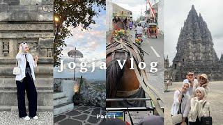 JOGJA VLOG PART 1  || candi prambanan, malioboro, house of raminten, suwatu ˖°.