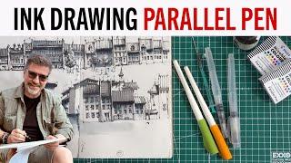 Drawing with  "Paralell Pens"