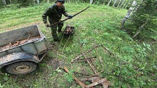 Железо в лесу/Рессоры/Похоже я нашёл где стоял гараж