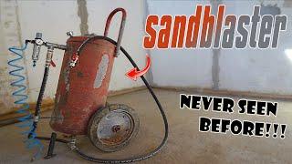 DIY Sandblaster Homemade Never seen before