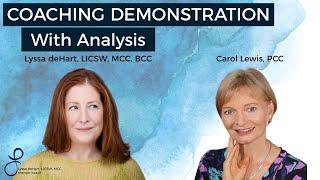 Coaching Demonstration with ICF PCC Marker Analysis