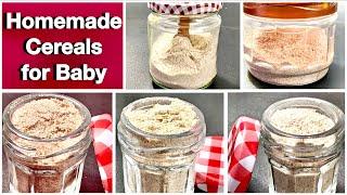 Homemade Cereals for baby | instant food recipes for 6 months Baby | 6-8 months baby food recipes