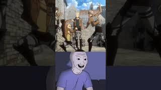 This trio turns to...| Wojak sad to Depressed meme #wojak #attackontitanedit #animeedit #memesvideo
