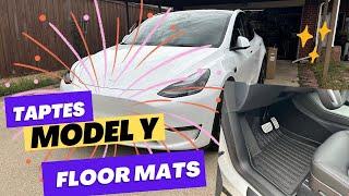 2023 Tesla Model Y - First mod - Taptes All Weather Thermoplastic Rubber Floormats