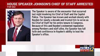 House Speaker Mike Johnson's chief of staff charged with DUI