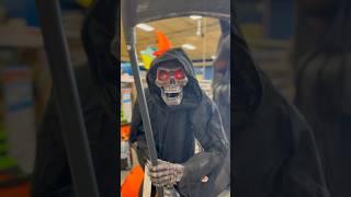 (2) At Home : Skeleton Reaper Halloween Animatronic 2024 #halloween #halloween2024 #animatronics