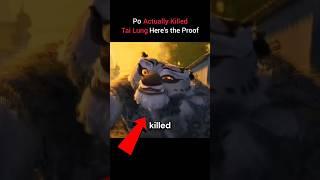 Po killed Tai-lung in kungfu panda ? #shorts