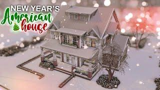 Новогодний Американский дом  │︎ New Year's American House │︎ Speed Build │︎ Строительство [TS4]