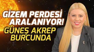 Güneş Akrep Burcunda! Gizem Perdesi Aralanıyor! Sezgiler Zirvede... | Astrolog Ayça Aydın