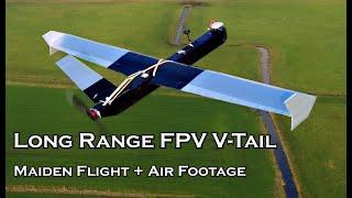 V-Tail Aircraft for Long Range FPV & Autonomous Missions - FLIGHT