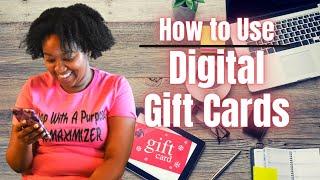 How to Use Digital Gift Cards at Walmart & Target | Krys the Maximizer