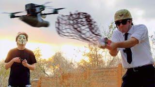 Can a Homemade Net Gun Stop Explosive Drones?