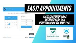 EasyAppointments: La Herramienta Perfecta para Organizar Citas y Reservas |Notificaciones por mail️