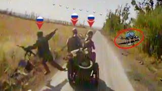 Horrible! Ukrainian FPV drone brutally bombard Russian infantry after fierce chase in Pokrovske