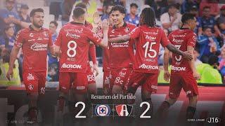 Resumen del Cruz Azul 2- 2 Atlas FC | Jornada 16 | Clausura 2024