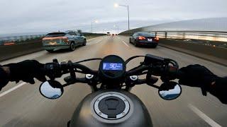 Highway to the City: Pure Ride on a Honda Rebel