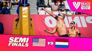 Nuss/Kloth vs. Stam/Schoon - Semi Final Highlights | Espinho 2024 #BeachProTour