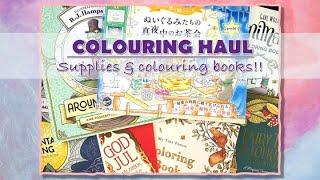 LARGE COLOURING BOOK HAUL | SEPTEMBER 2024 | ADULT COLOURING