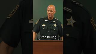 “Go get a job. Stop killing people.” #floridasheriff #floridasheriffs #lawenforcement