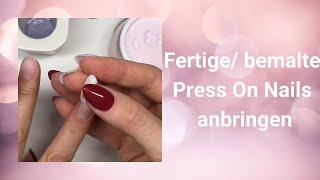 Fertige Press On Nails anbringen | Mimi made it