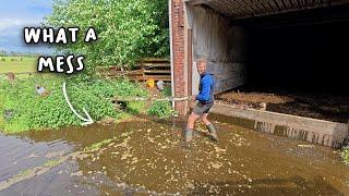 A burst pipes causes a major problem!