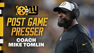 Coach Mike Tomlin Postgame Press Conference (Week 8 vs Giants) | Pittsburgh Steelers