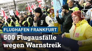 Lufthansa-Streik sorgt für viele Flugausfälle am Frankfurter Flughafen | hessenschau