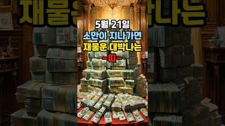 5월21일 소만이 지나가면 재물운 대박나는 떼   #운세 #띠별운세 #금전운