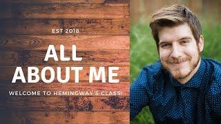 Welcome to Hemingway's Class! | All About Me! | Special Education Teacher