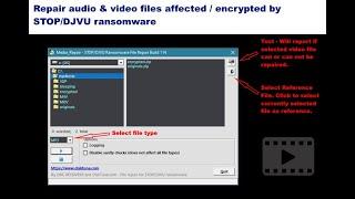 Media_Repair - audio repair, video repair for files affected by STOP/DJVU ransomware