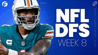 LIVE NFL DFS Picks & Strategy for DraftKings & FanDuel (Week 8)