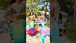 Living that double life! ‍️‍️ #mermaidtail #transformation #h2o #finfolk #mermaids #bff