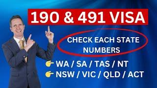 190 and 491 Visa State Numbers 2024–25! Check Each State!