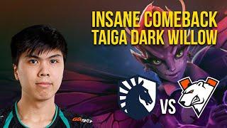 INSANE DARK WILLOW BASE DEFENSE by Liquid Taiga - Liquid VS Virtus Pro