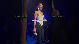 Kendall Jenner walks for Schiaparelli #kendalljenner #schiaparelli #fashion