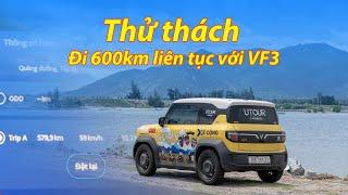 Xế Cộng Xuyên Việt với Vinfast VF3 ngày 8 :Thử thách chạy gần 600km liên tục trong ngày