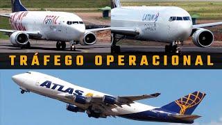 PARTE 01 - Voos cargueiros chegando e saindo do Aeroporto de Manaus!!