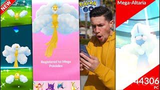 EVOLVING TO NEW * MEGA ALTARIA * IN POKÉMON GO! (Swablu Community Day)