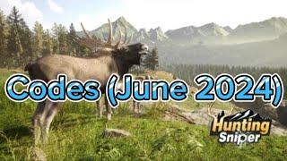 HUNTING SNIPER CODES | JUNE 2024 | CÓDIGOS HUNTING SNIPER | HUNTING SNIPER GIFT CODES | REDEEM CODES