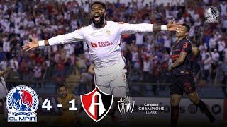 Olimpia vs Atlas RESUMEN 4 - 1 | Liga de Campeones CONCACAF 2023