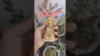 Khatu Shyam ji new murti makeover // #shorts #khatushyam #makeover #recreation