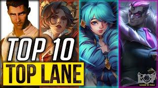 Top 10 Best Top Lane Champions Preseason 2022 - League of Legends | LoL top lane Montage